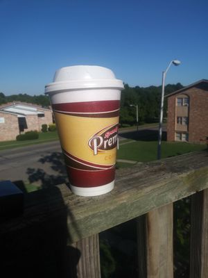 Coffee on the balcony