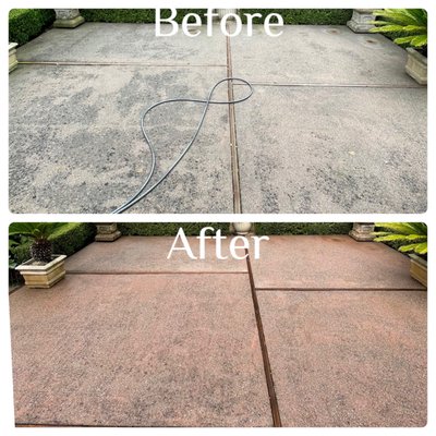 Patio Pressure washing