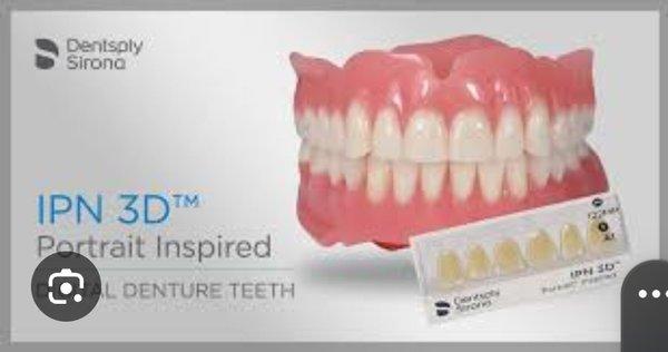 We offer IPN 3D teeth