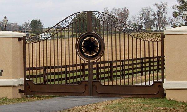 entrance gates, barn and stall equipment