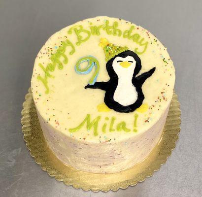 Penguin lover cake