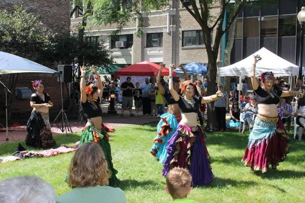 EFBD's student troupe Cassia performs at Art in Aurora.