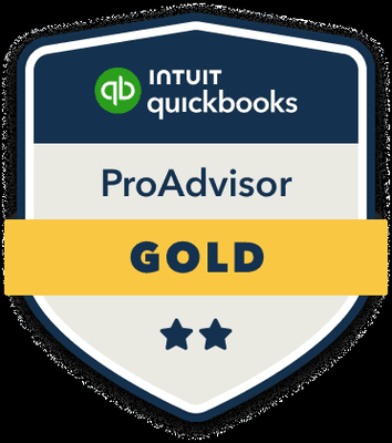 We are a QuickBooks ProAdvisor.