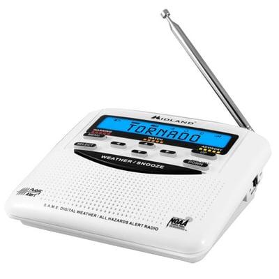 The new "tri-lingual" WR-120 Weather Alert Radio.