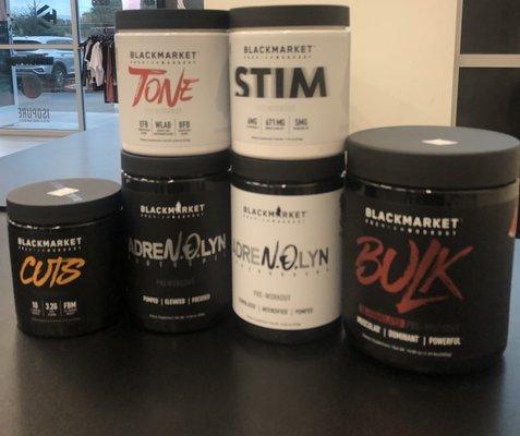 Always great pre-workouts from BlackMarket Labs