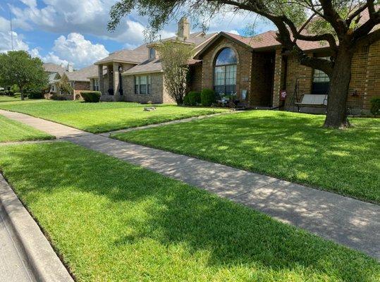 Lawn Maintenance: Mowing services include lawn mowing, edging of the driveway and sidewalk surrounding your home, string trimming.