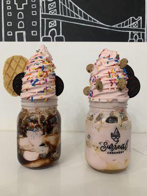 Our magnificent personalized ice cream concoctions