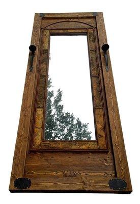 Rustic Handcarved Interior Slide Door