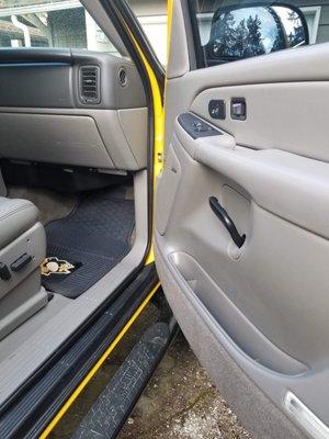 Front passenger door