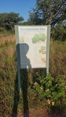 Cool signs of info all along the trail!