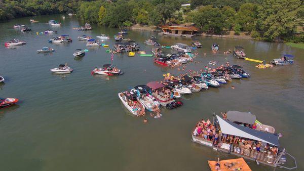 Lake Austin Party Cove!