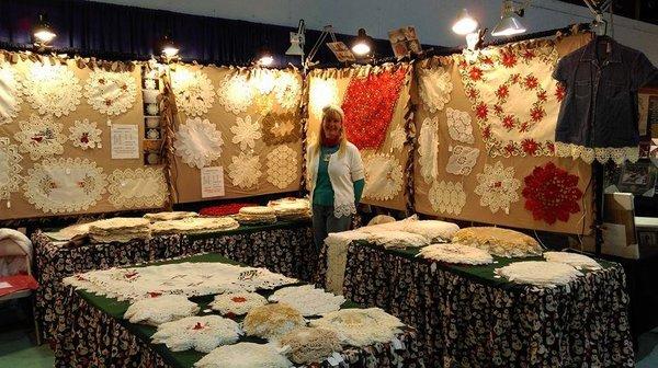 Indoor booth display from the Fall Festival at The Odeum in Villa Park, IL