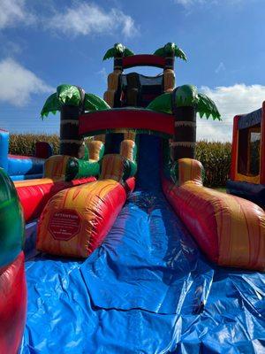 Inflatable fun at the farm