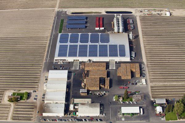 Aerial view of our plant