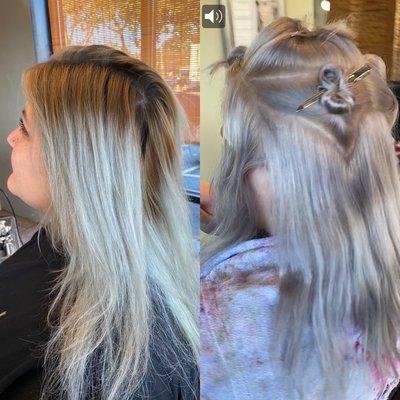 Before and after a 4 hour color correction!