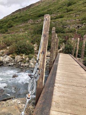 First bridge crossing.