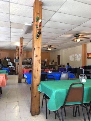 Dining and buffet area