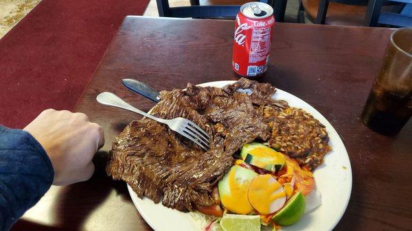 Get the carne asada (skirt steak), it's amazing