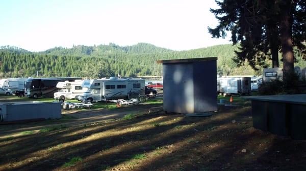 Great camping spaces, on the river or shaded under old growth trees and plenty of room to roam and take in the views. Sept 2013