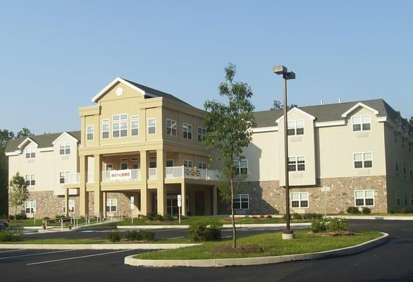 Spacious campus at Hidden Meadows, Senior Living