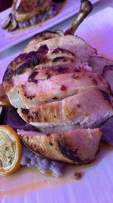 Pan roasted chicken breast