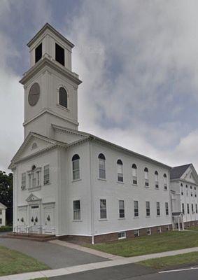 Rocky Hill Congregational Church, built in 1808.