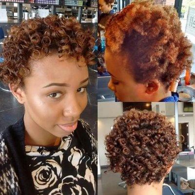 Natural hair styles