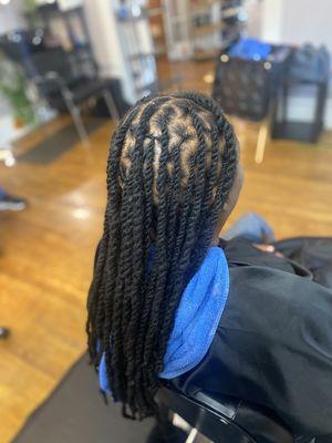 Loc two strand twist