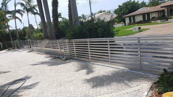 Fence installation