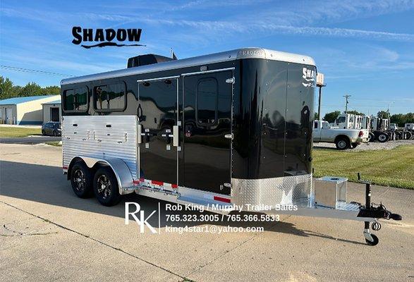 Shadow Show Pig and Horse Trailers.  Available in multiple lengths and widths