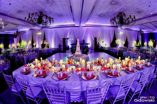 This is a picture to show a sample of one of our centerpieces.