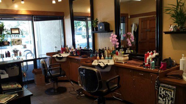 Quaint shop offering barber and salon services. Located inside Capital Athletic Club, parking is available for clients !