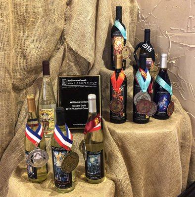 Our collection of award winning wines.