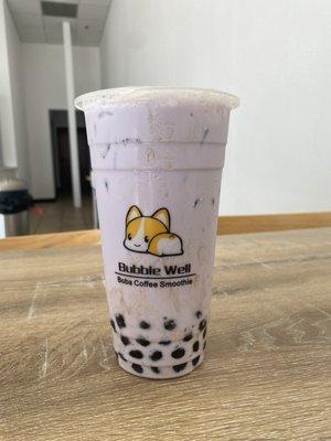 Taro with boba