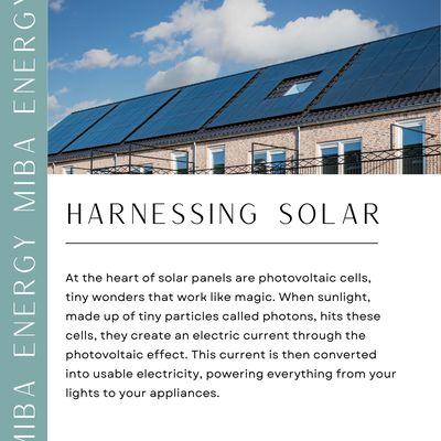 Harnessing Solar ...