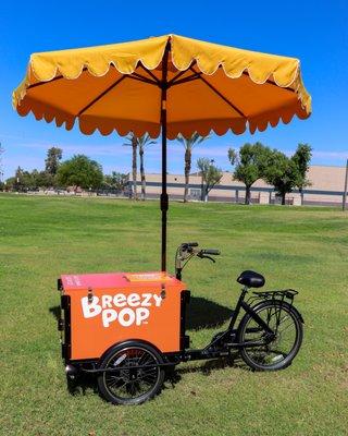 Breezy Pop cart available for catering.