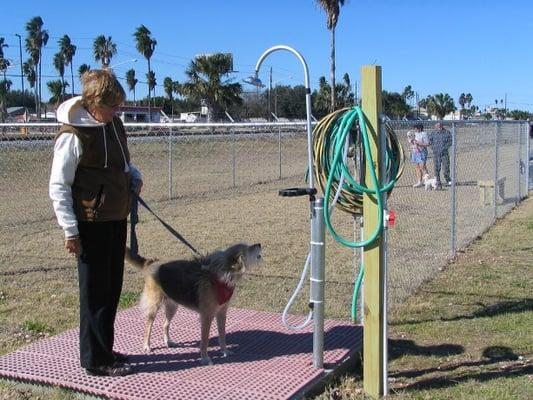 Dog Run and Washing Station