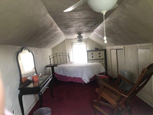 Before: Attic bedroom