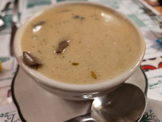 Mushroom Soup. This is a very serious mushroom soup!