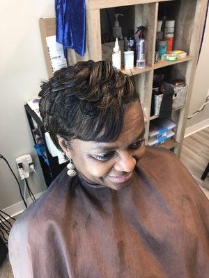 Relaxer curl