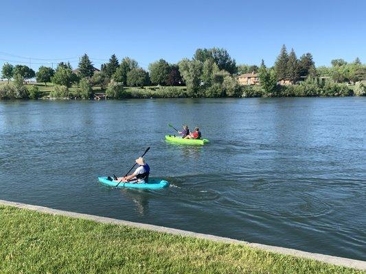 Kayak Rentals with Snake River Ferry