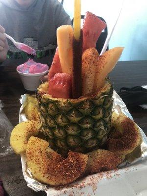 Mexican fruit cup (pina loca)