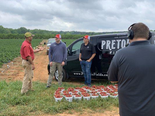 Production shoot with Pretoria Fields Collective and Southern Belle Farm