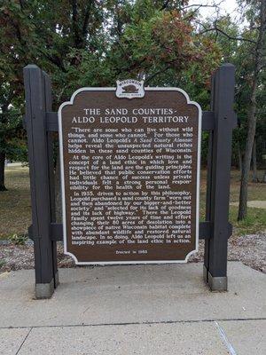 The Sand Counties Historical Marker