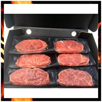 6- 5oz Boneless Strip Steaks