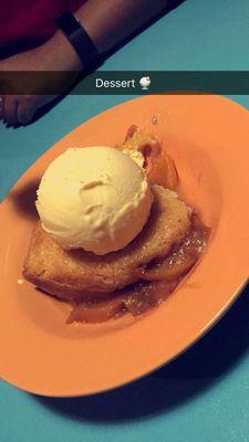 Peach cobbler..... it is a must try