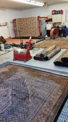 We love cleaning area rugs!