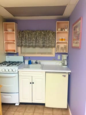 This is the little kitchen area