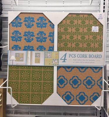 I like these cork boards!