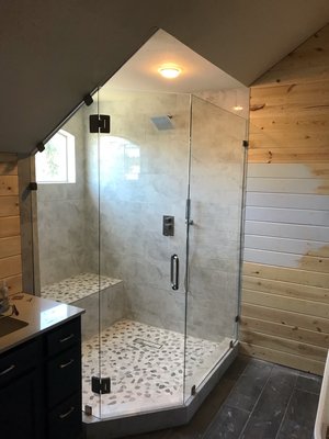 Unique Frameless Shower Glass created for your space